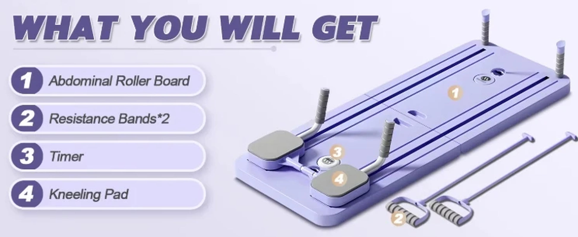 Folding Board , Pilates Heavy Device, Multi-Functional Support Chest and Abdominal Muscle Shaping Equipment