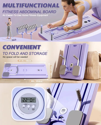 Folding Board , Pilates Heavy Device, Multi-Functional Support Chest and Abdominal Muscle Shaping Equipment